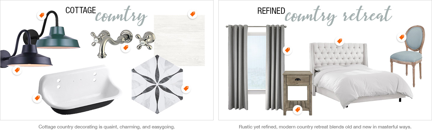 The Home Depot Canada LookBook concept page design.