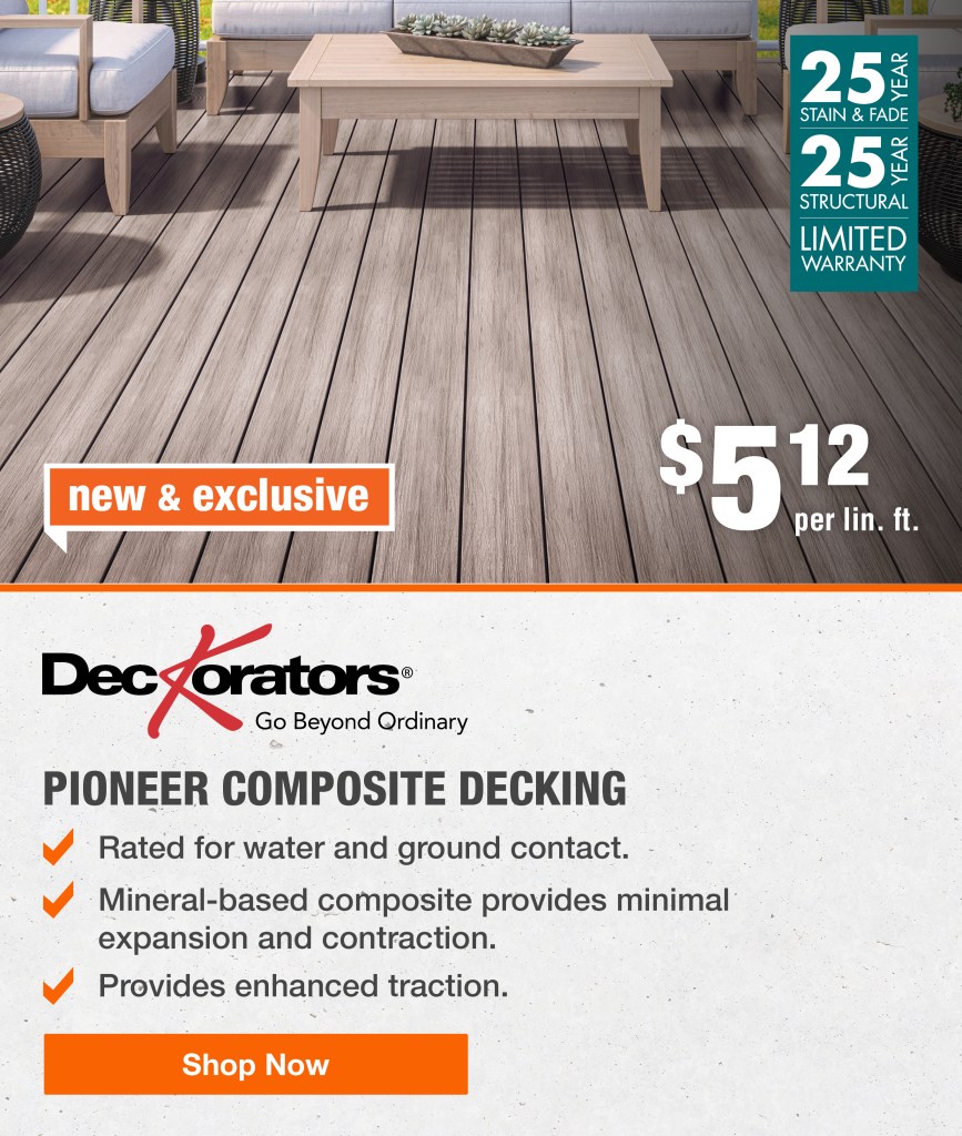 The Home Depot Canada Pro digital flyer banner.